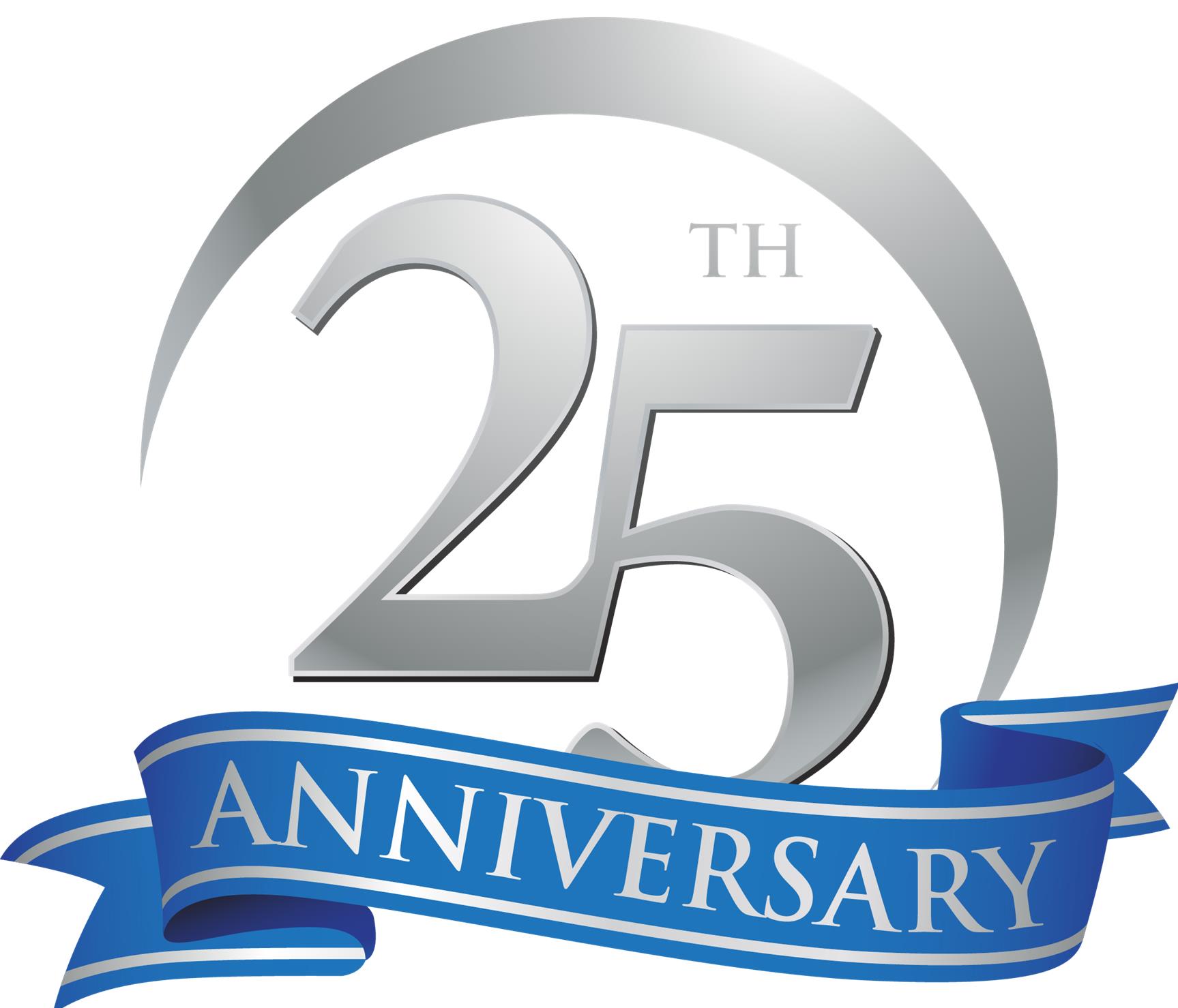 25th Anniversary Logo Transparent